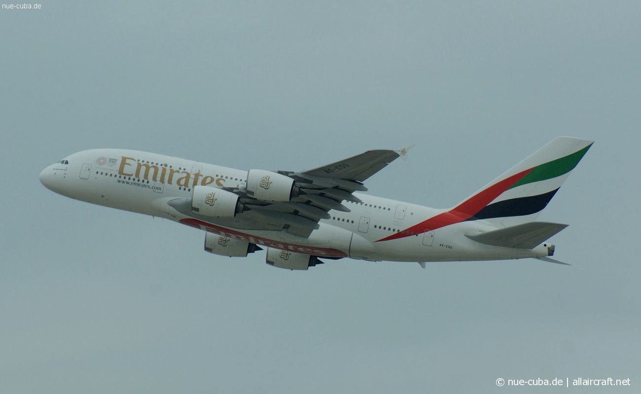 A6-EDG · Airbus A380-861 · (DXB / OMDB)