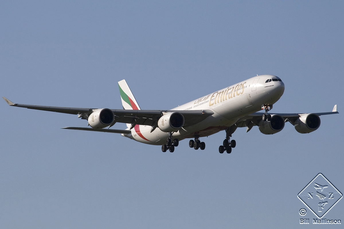 A6-ERJ · Airbus A340-541 · (CHC / NZCH)