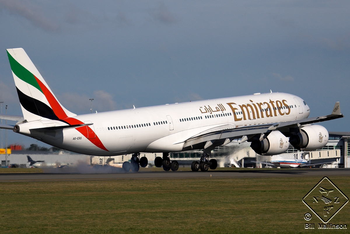 A6-ERG · Airbus A340-541 · (CHC / NZCH)