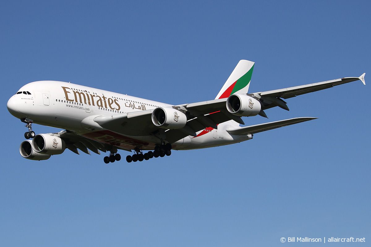 A6-EDZ · Airbus A380-861 · (CHC / NZCH)