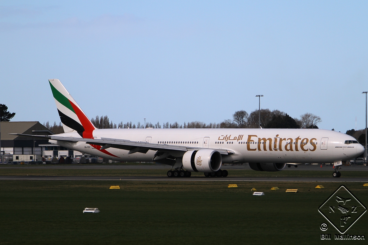 A6-EBY · Boeing 777-31H/ER · (CHC / NZCH)