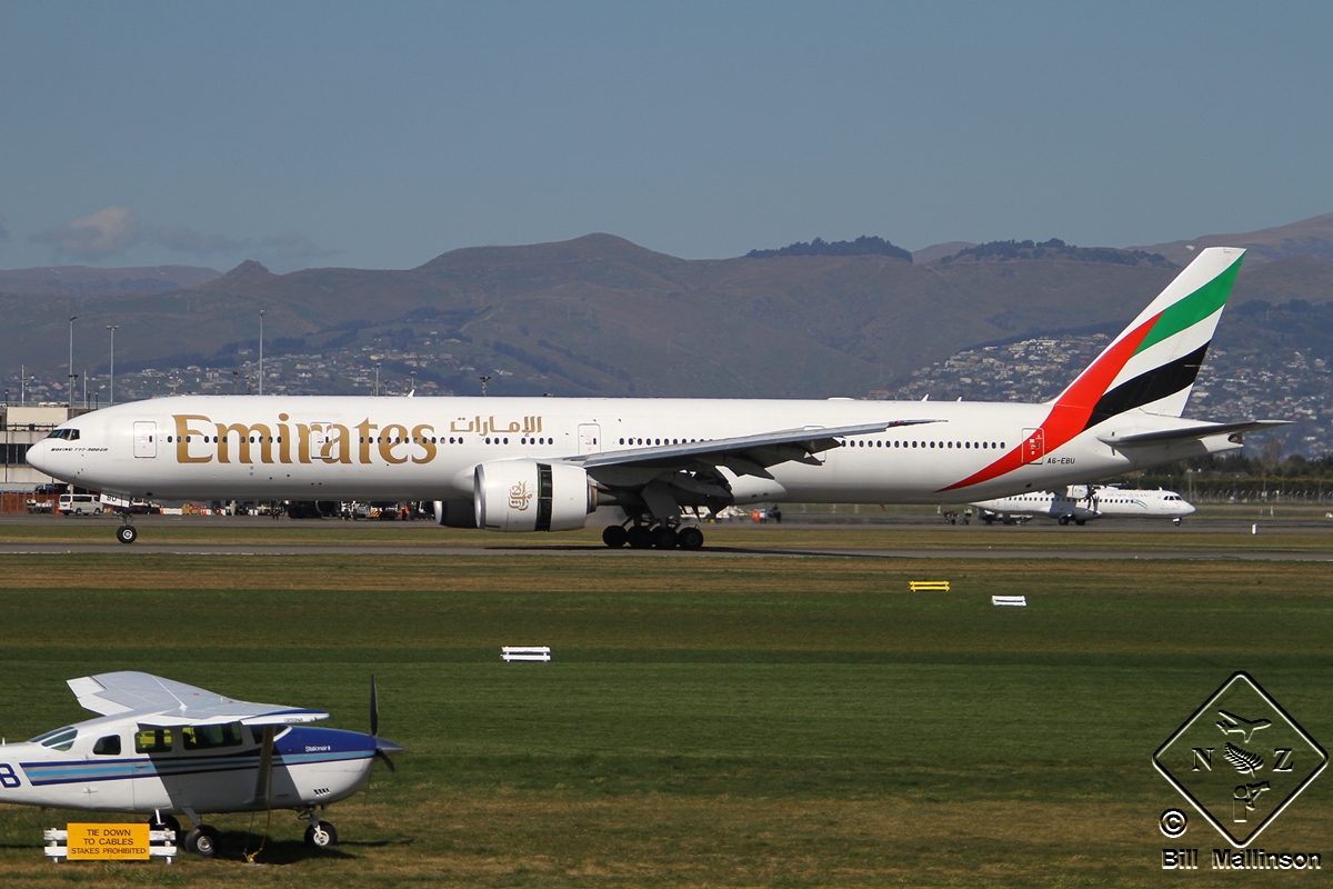 A6-EBU · Boeing 777-31H/ER · (CHC / NZCH)