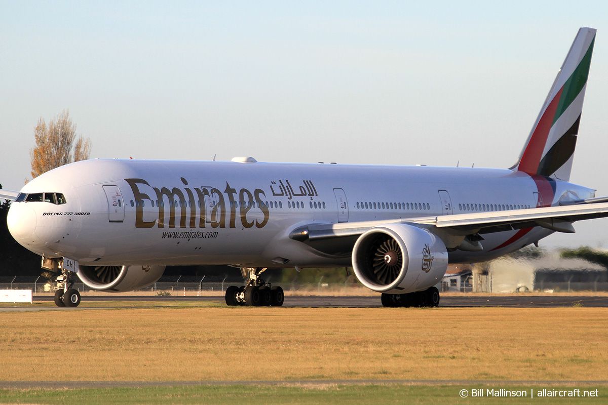 A6-ECH · Boeing 777-31H/ER · (CHC / NZCH)