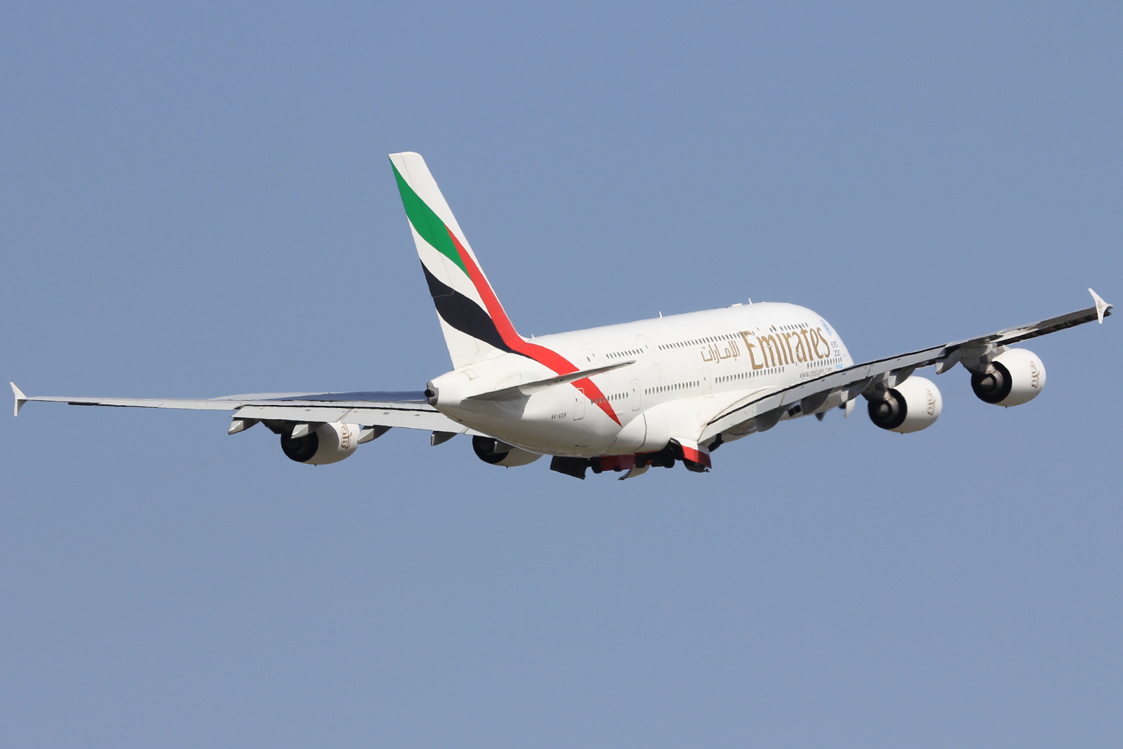 A6-EEB · Airbus A380-861 · (FCO / LIRF)