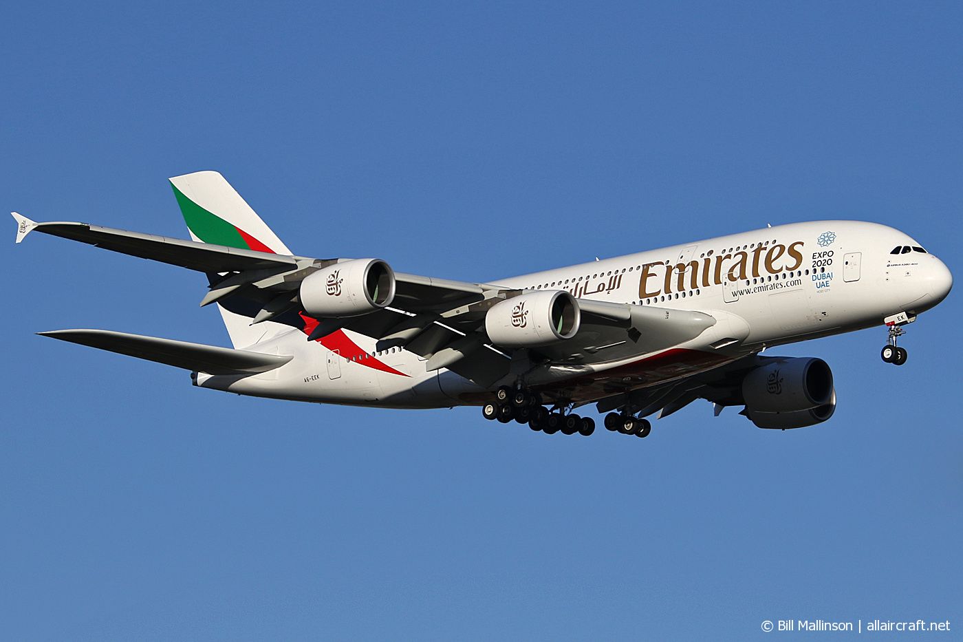 A6-EEK · Airbus A380-861 · (PER / YPPH)