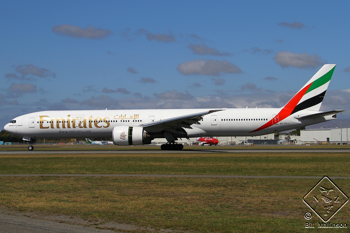 A6-ECJ · Boeing 777-31H/ER · (CHC / NZCH)