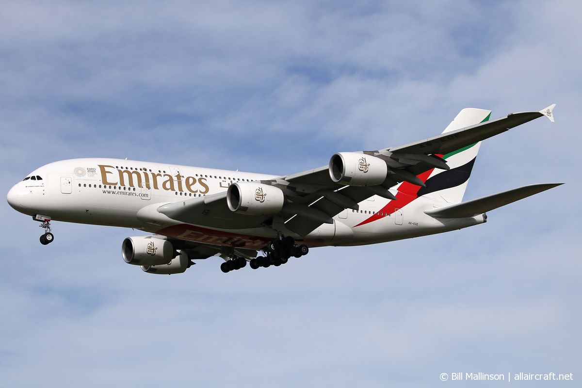 A6-EUE · Airbus A380-861 · (CHC / NZCH)
