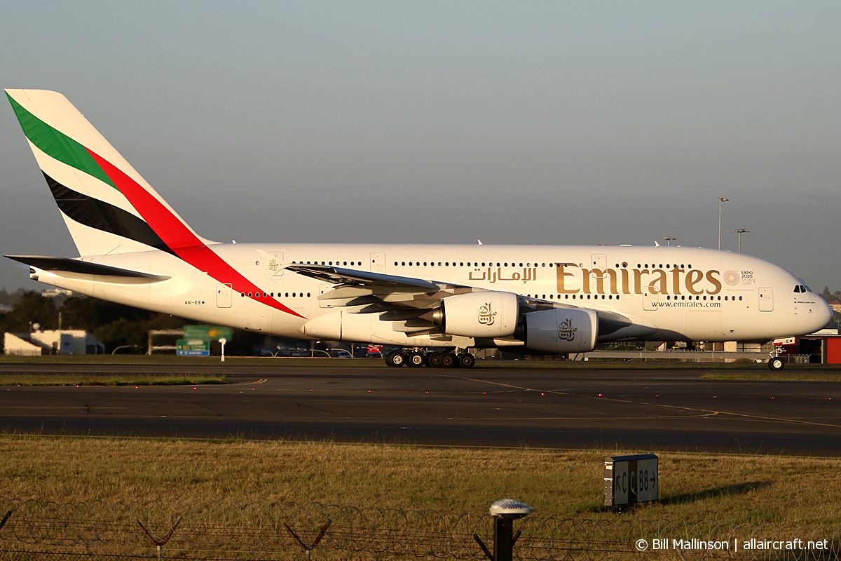 A6-EEM · Airbus A380-861 · (SYD / YSSY)