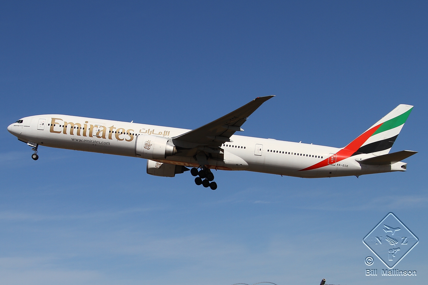 A6-ECE · Boeing 777-31H/ER · (CHC / NZCH)
