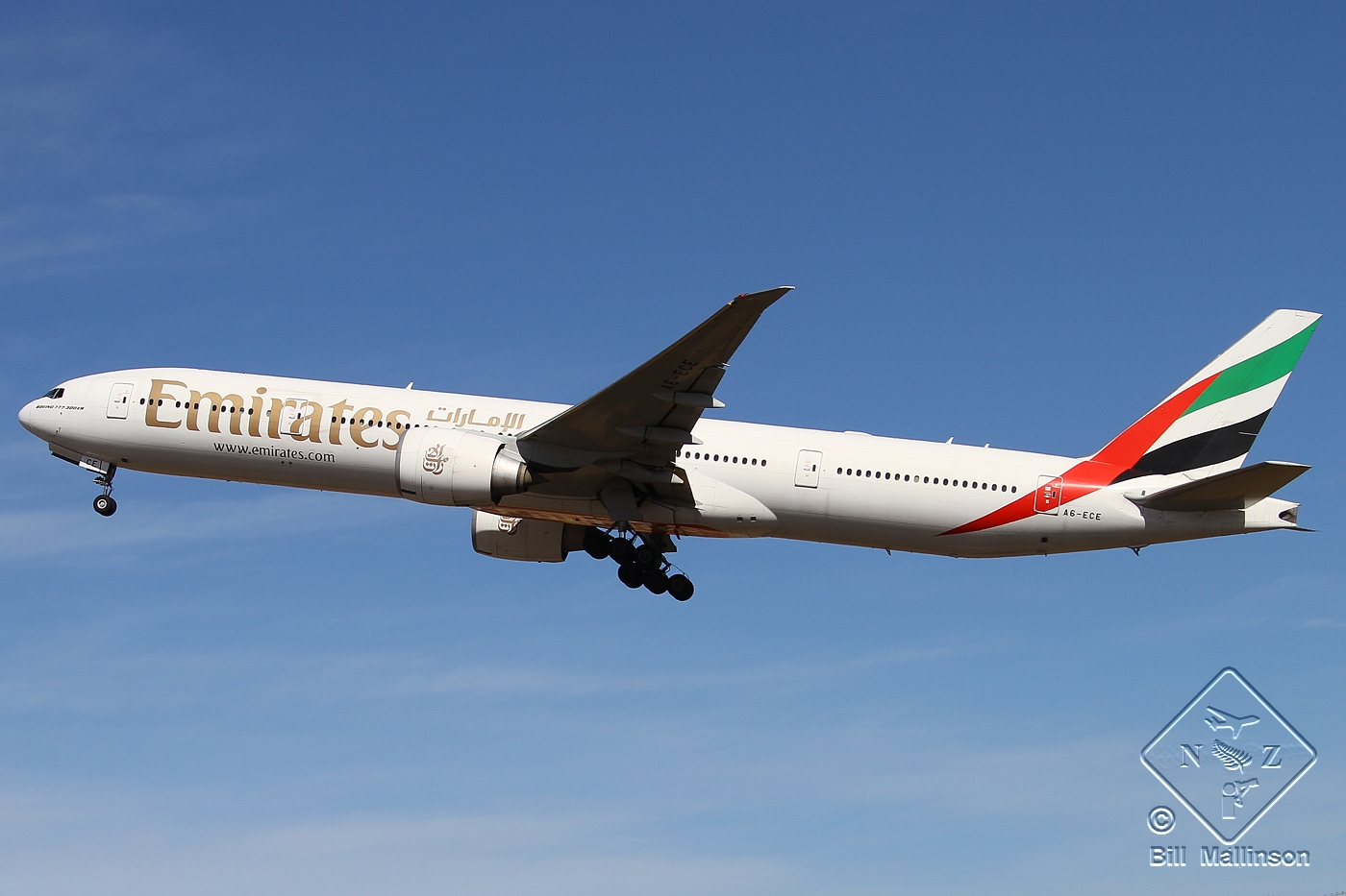 A6-ECE · Boeing 777-31H/ER · (CHC / NZCH)