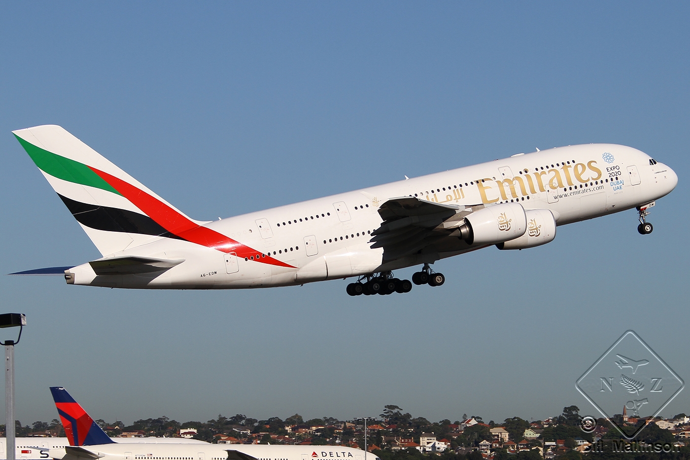A6-EDM · Airbus A380-861 · (SYD / YSSY)