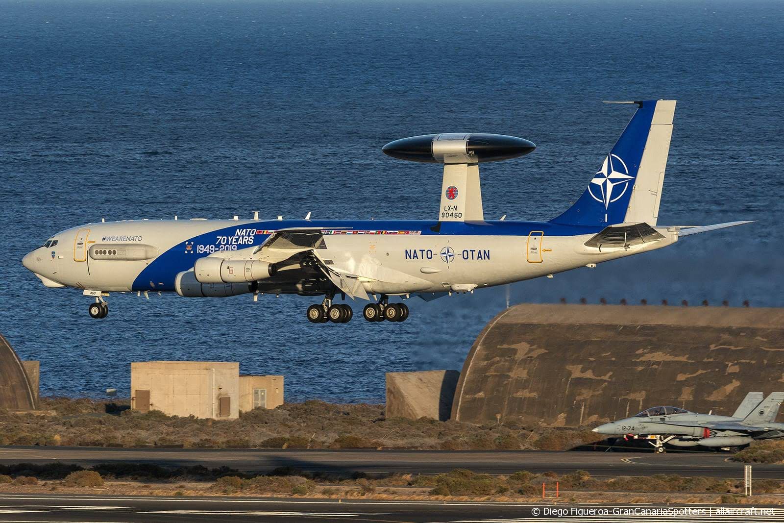 LX-N90450 · Boeing E-3A Sentry · (LPA / GCLP)