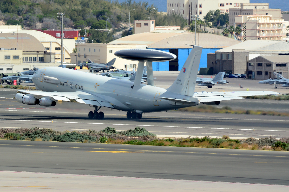 LX-N90453 · Boeing E-3A Sentry · (LPA / GCLP)