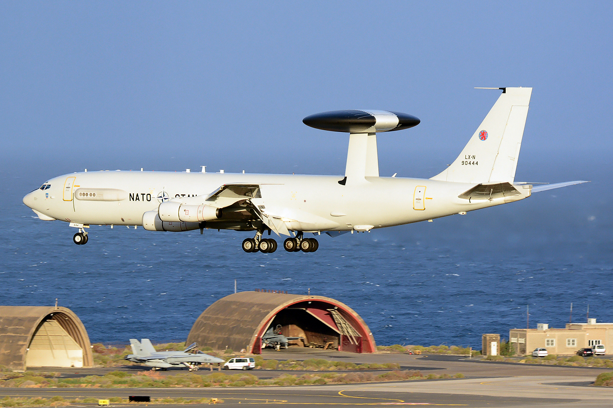 LX-N90444 · Boeing E-3A Sentry · (LPA / GCLP)