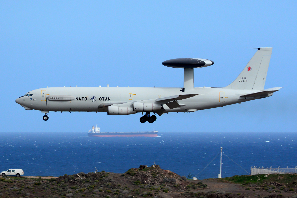 LX-N90444 · Boeing E-3A Sentry · (LPA / GCLP)