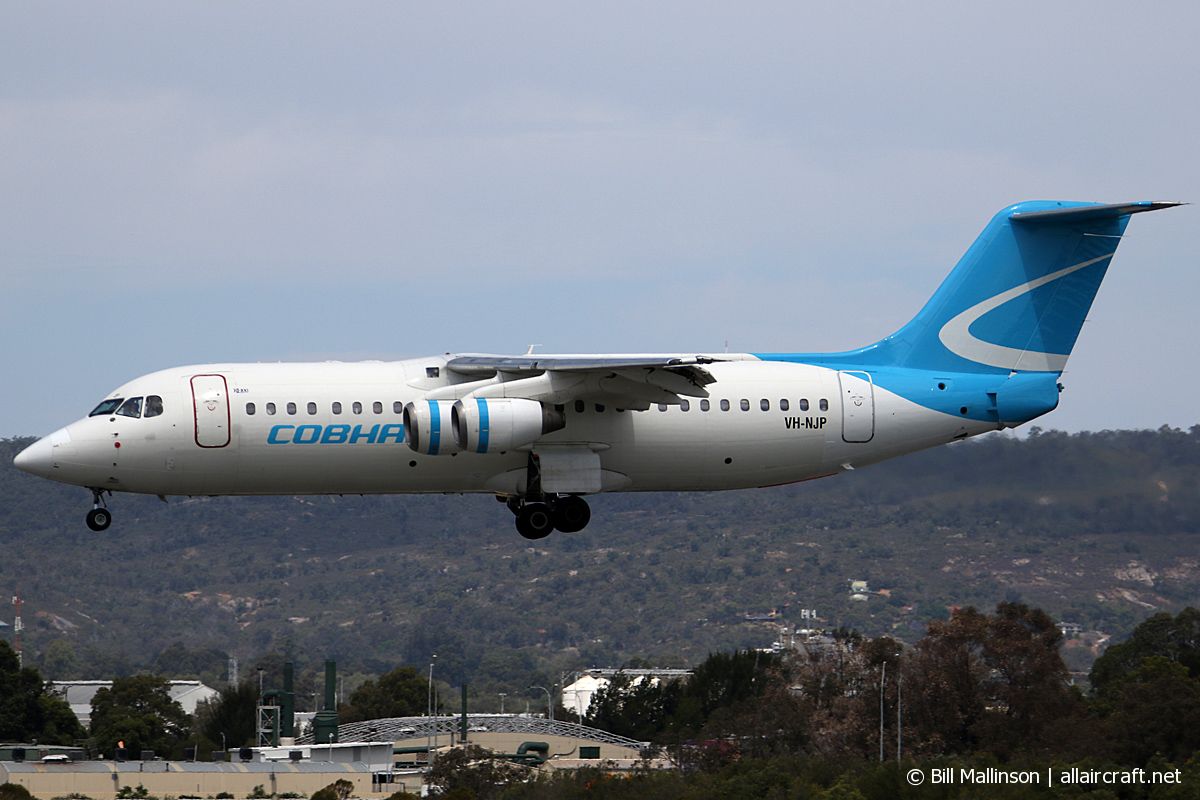 VH-NJP (00E3354) British Aerospace Avro RJ100