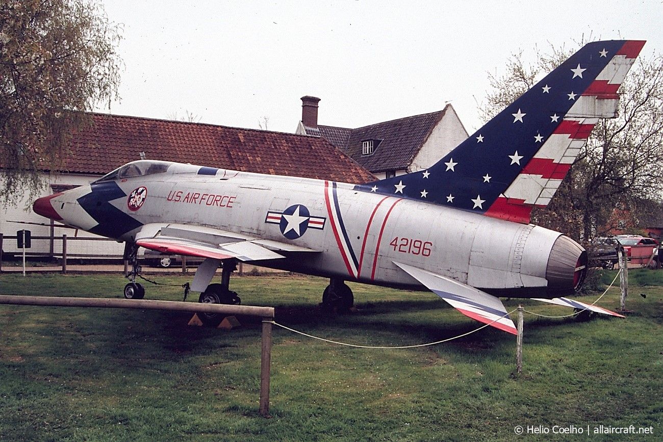 54-2196 · North American F-100D Super Sabre · -