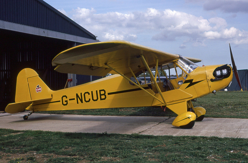 G-NCUB · Piper J-3C-65 Cub · (EGSJ)