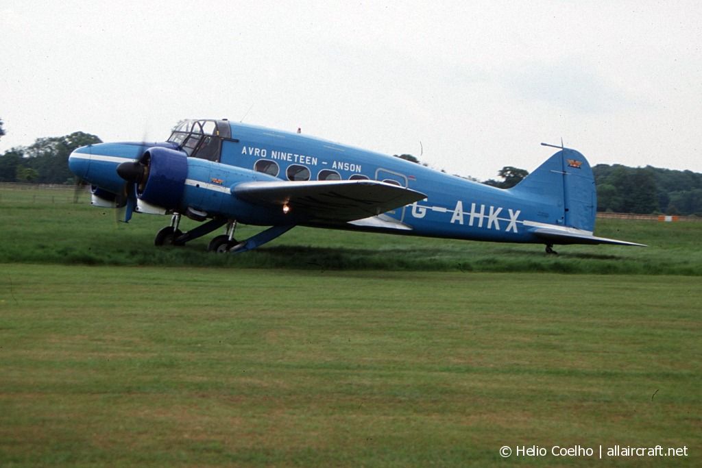 G-AHKX · Avro 652A Anson C.19 Series 2 · (EGTH)