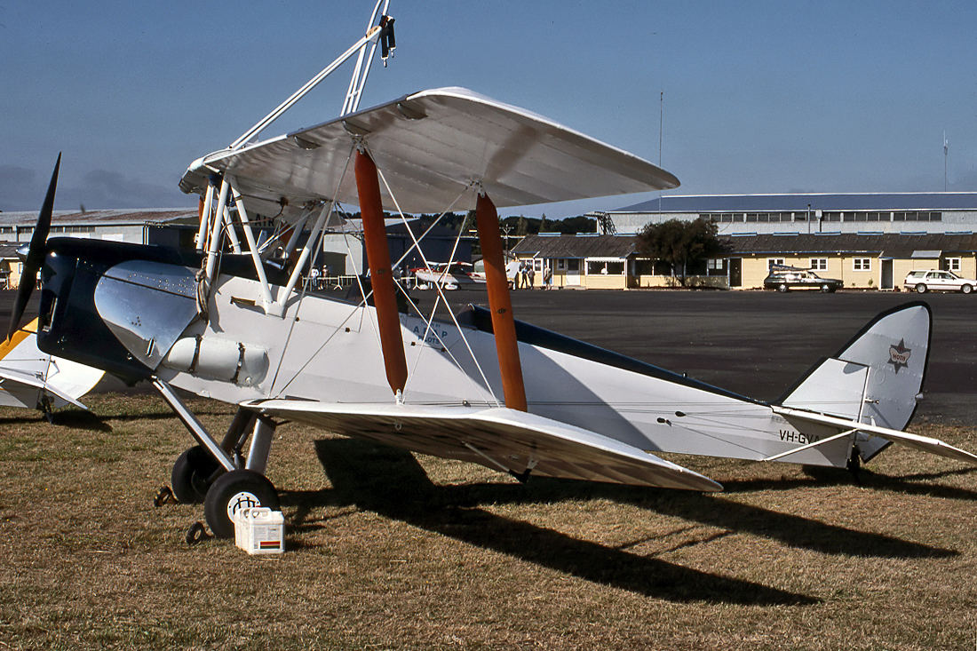 VH-GVA (DHA1014) 1942 DeHavilland DH-82A Tiger Moth