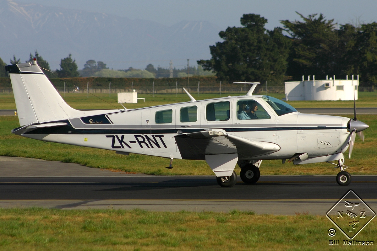ZK-RNT · Beechcraft 36 Bonanza · (CHC / NZCH)