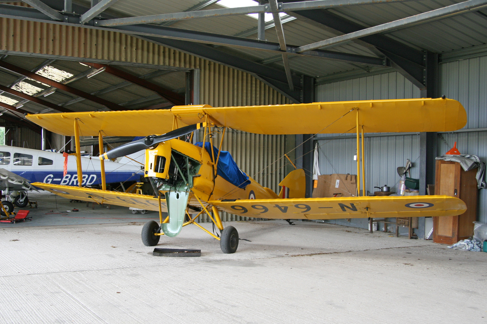 G-ANKZ · De Havilland DH-82A Tiger Moth II · (EGHA)