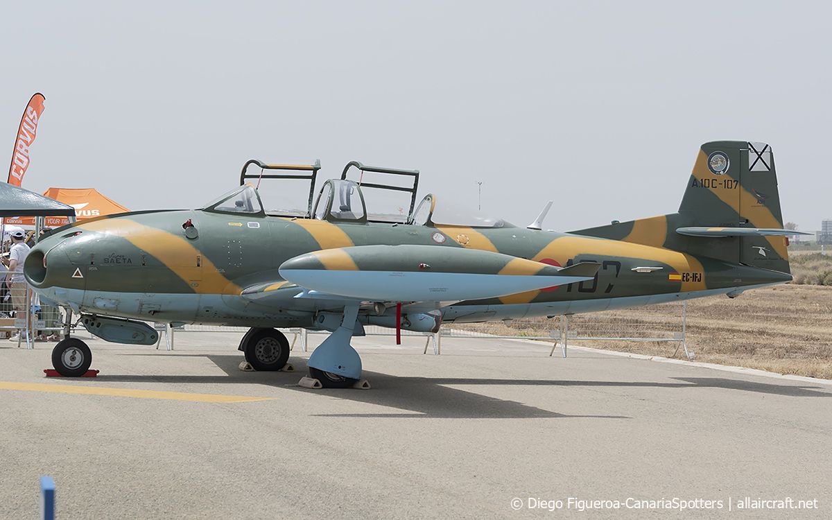 EC-IFJ (22-107) 1971 Hispano HA-220 Super Saeta