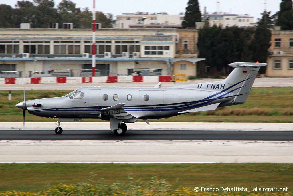 D-FNAH · Pilatus PC-12/47E · (MLA / LMML)