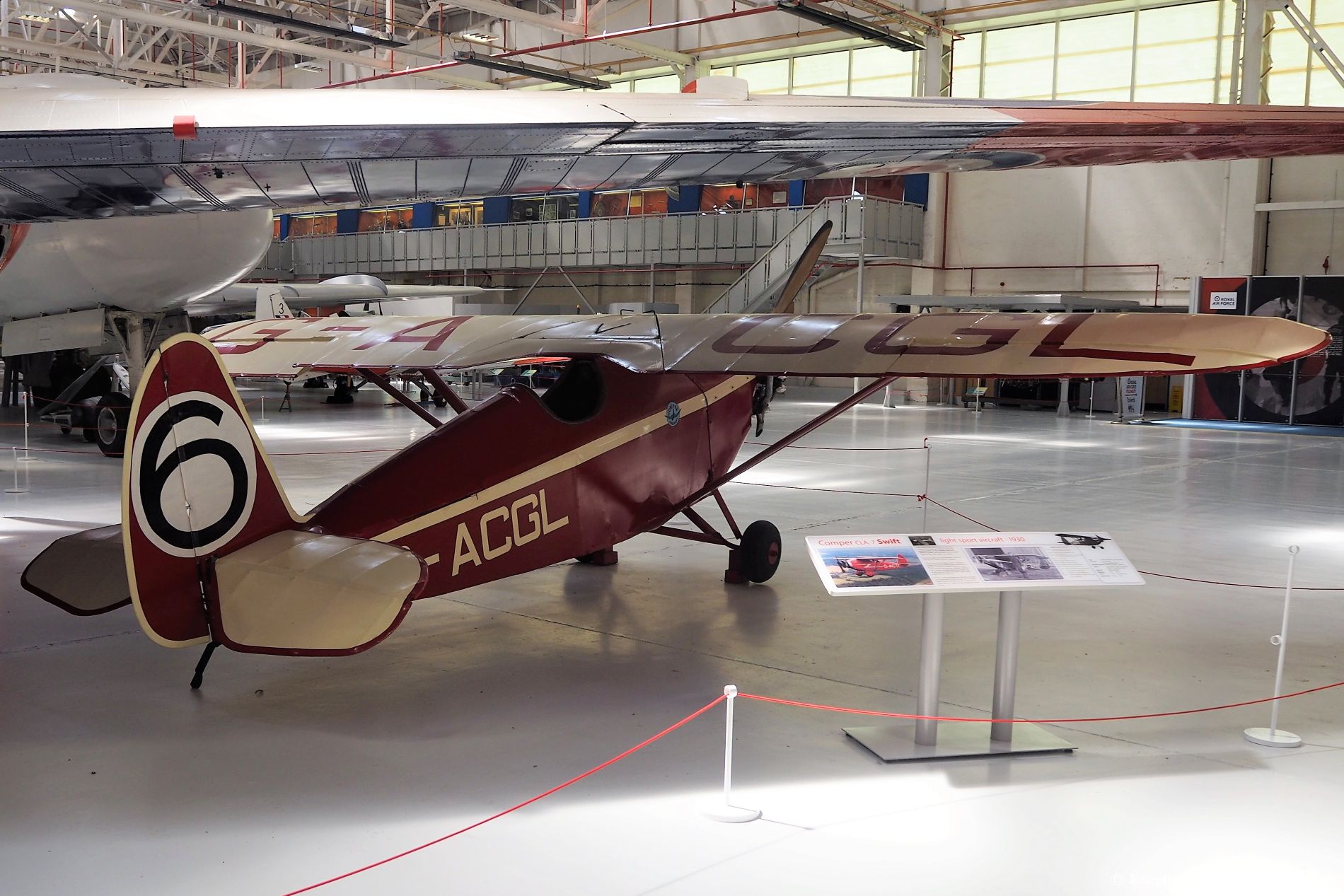 G-ACGL · Comper CLA-7 Swift · (EGWC)