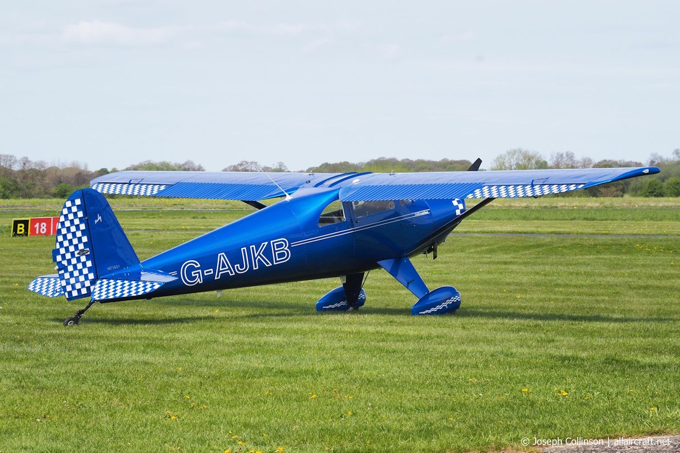 G-AJKB · Luscombe 8A Silvaire · (EGCV)