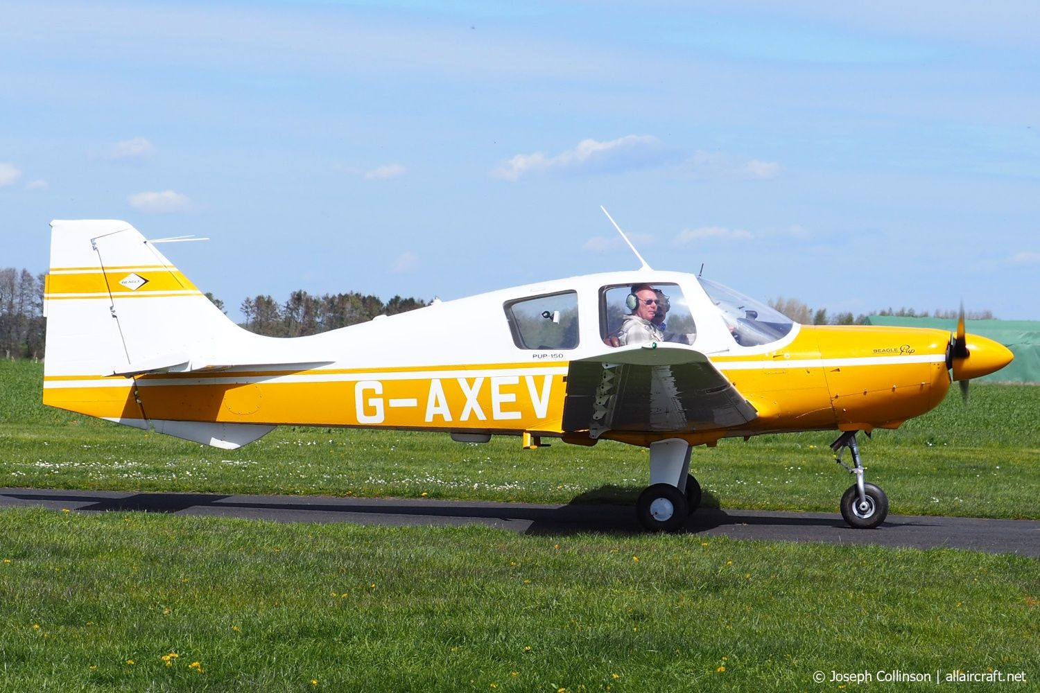 G-AXEV · Beagle B-121 Pup Series 2 · (EGCV)