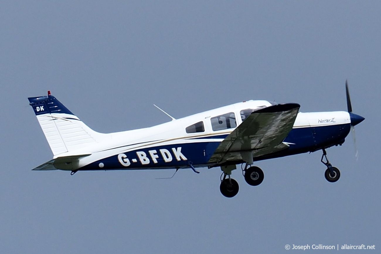 G-BFDK · Piper PA-28-161 Cherokee Warrior II · (GLO / EGBJ)