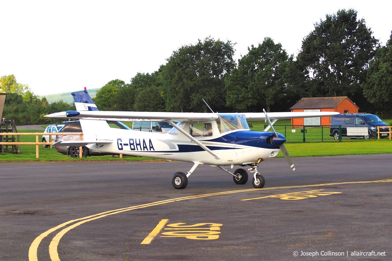 G-BHAA · Cessna 152 · (EGBS)