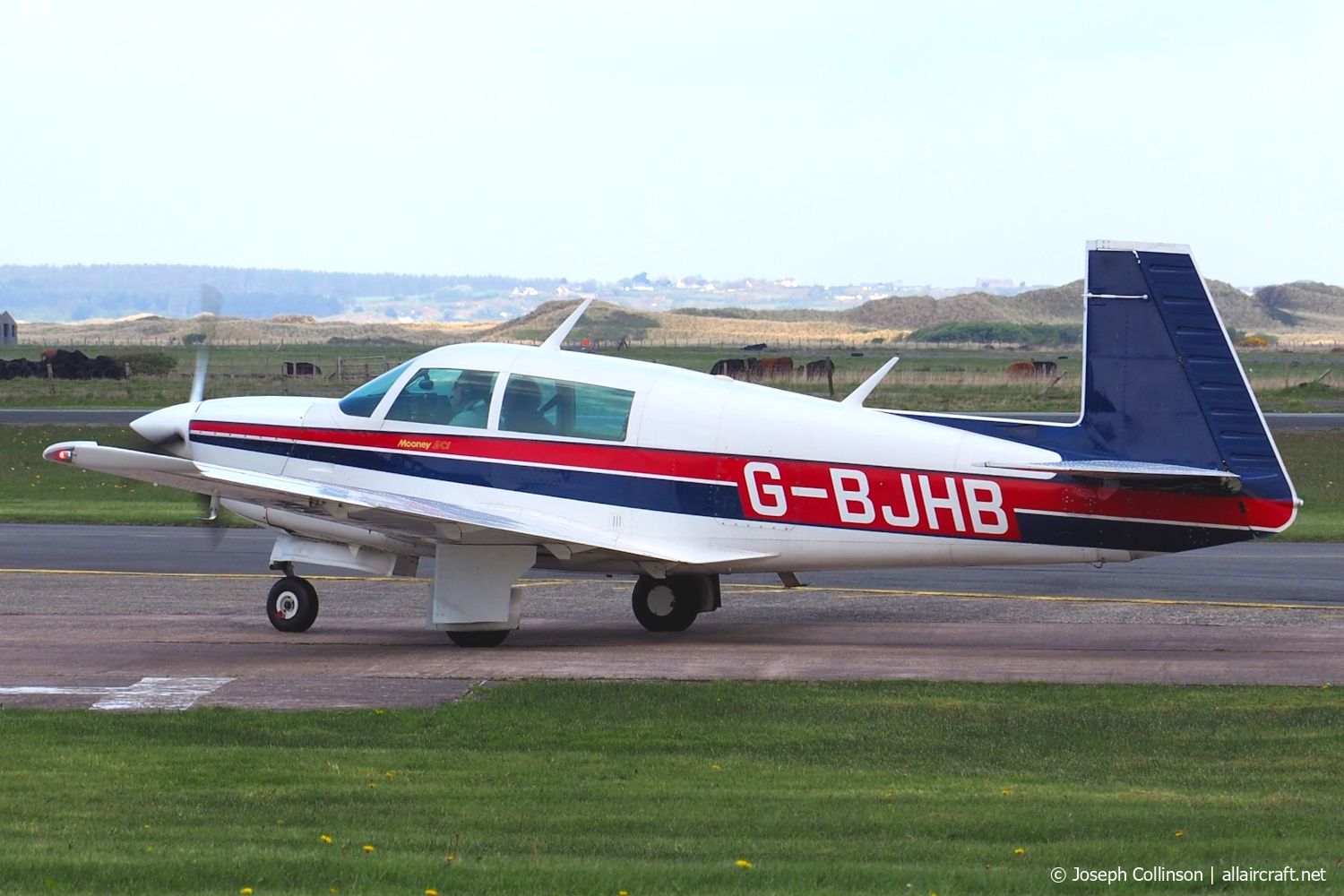 G-BJHB · Mooney M20J 201 · (EGCK)