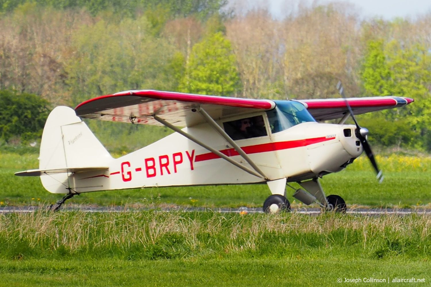 G-BRPY · Piper PA-15 Vagabond · (EGCV)