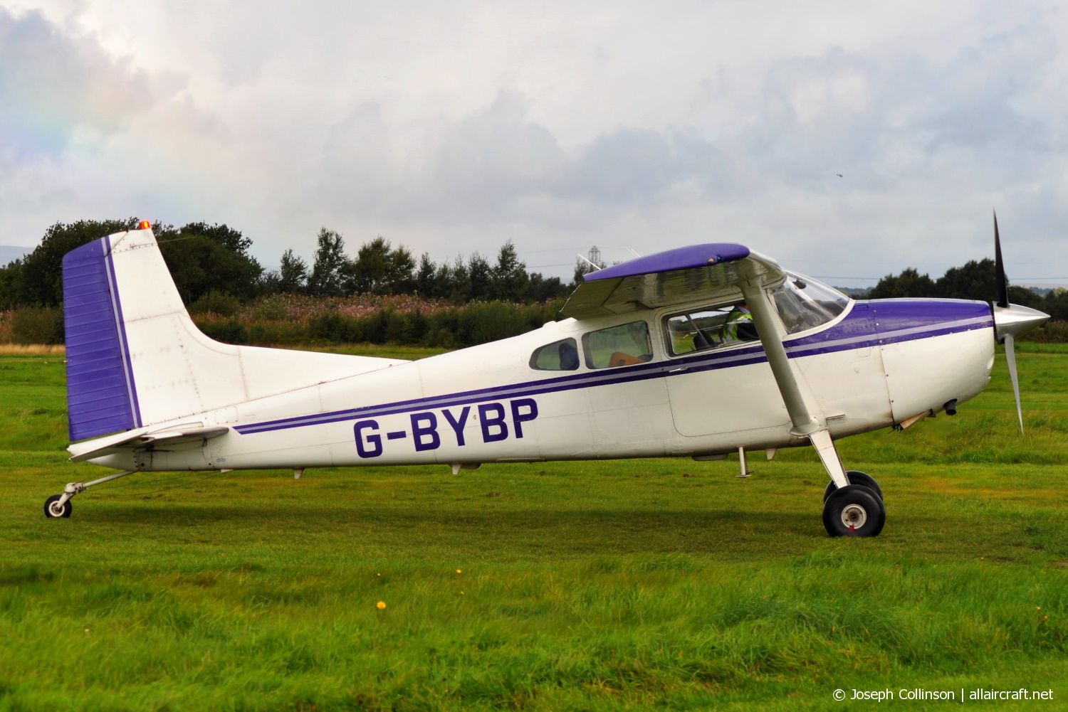 G-BYBP · Cessna A185F · (EGCB)