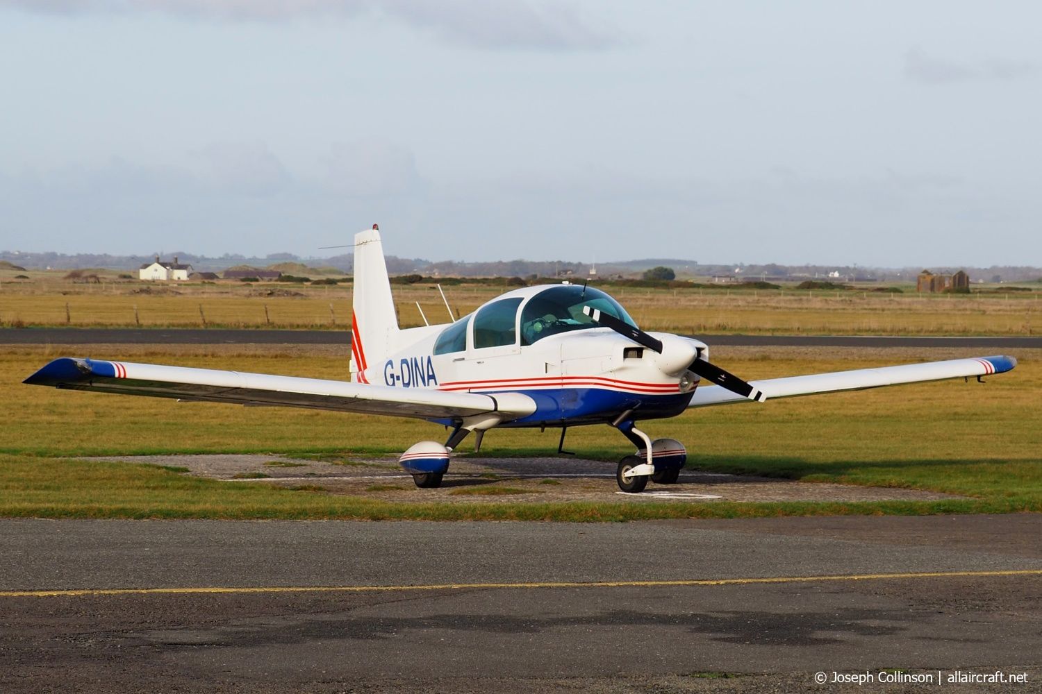 G-DINA · Gulfstream American AA-5B · (EGCK)