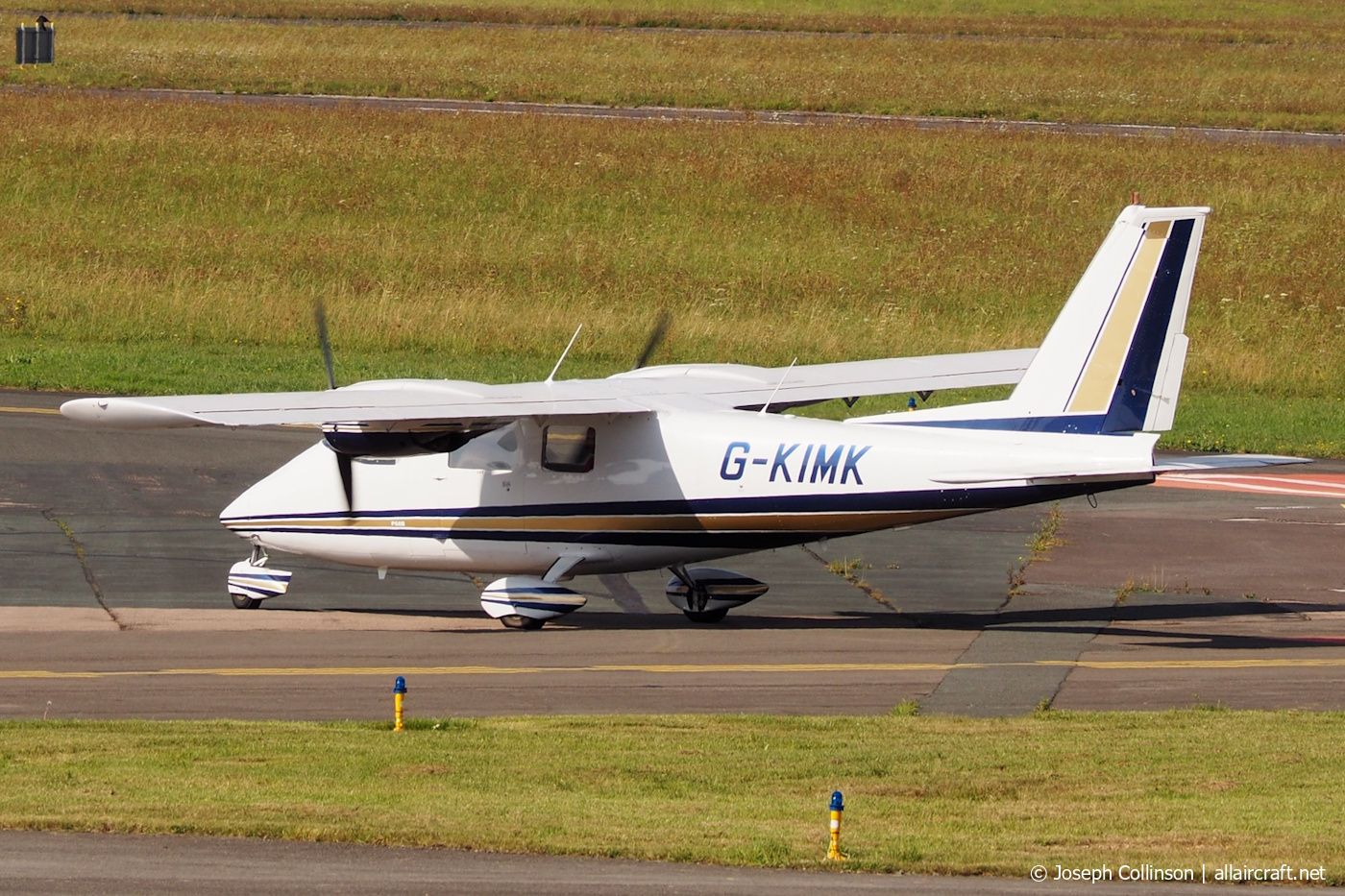 G-KIMK · Partenavia P-68B · (GLO / EGBJ)