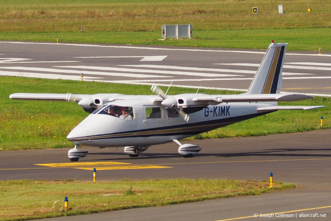 G-KIMK · Partenavia P-68B · (GLO / EGBJ)