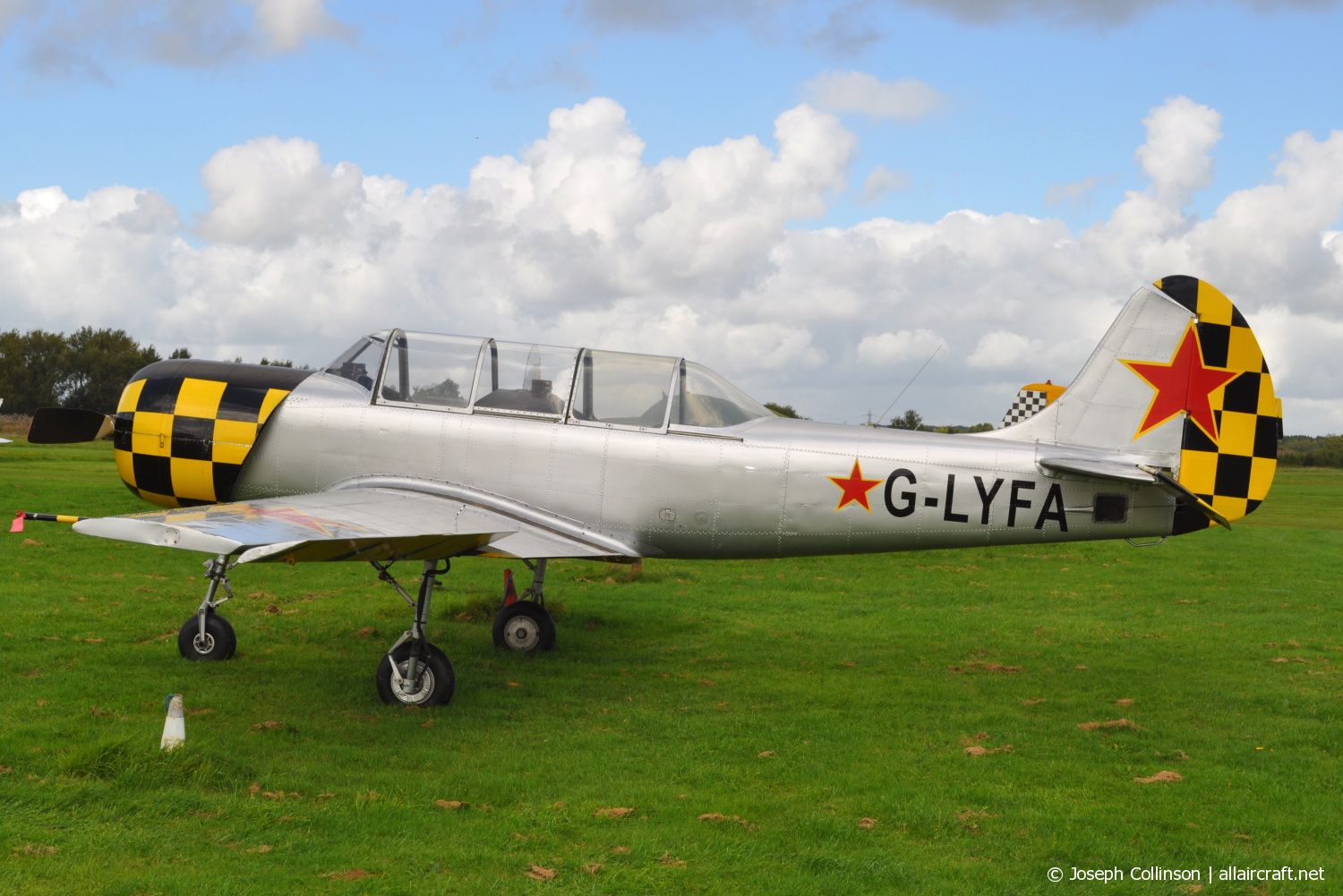 G-LYFA · Yakovlev Yak-52 · (EGCB)
