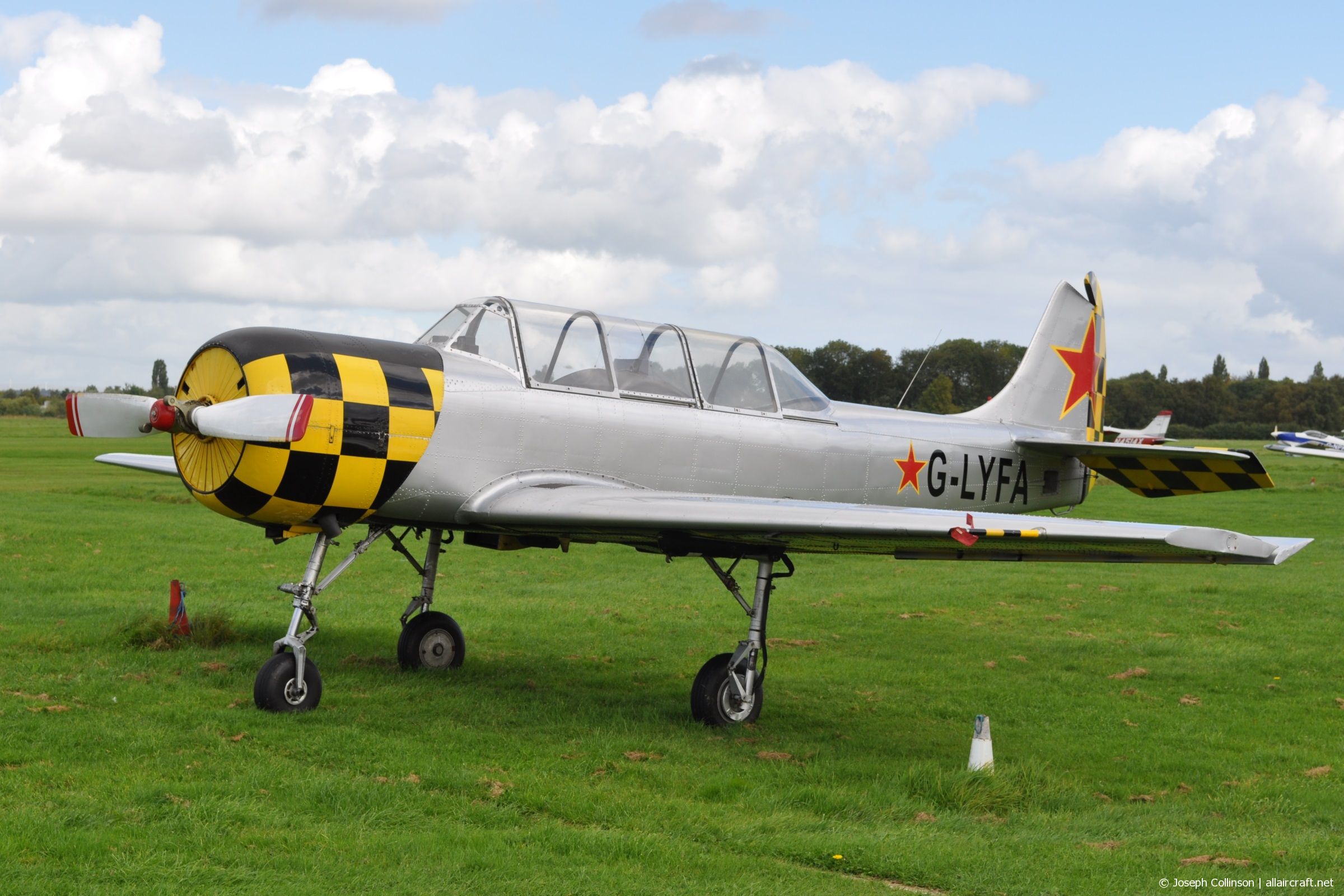 G-LYFA · Yakovlev Yak-52 · (EGCB)