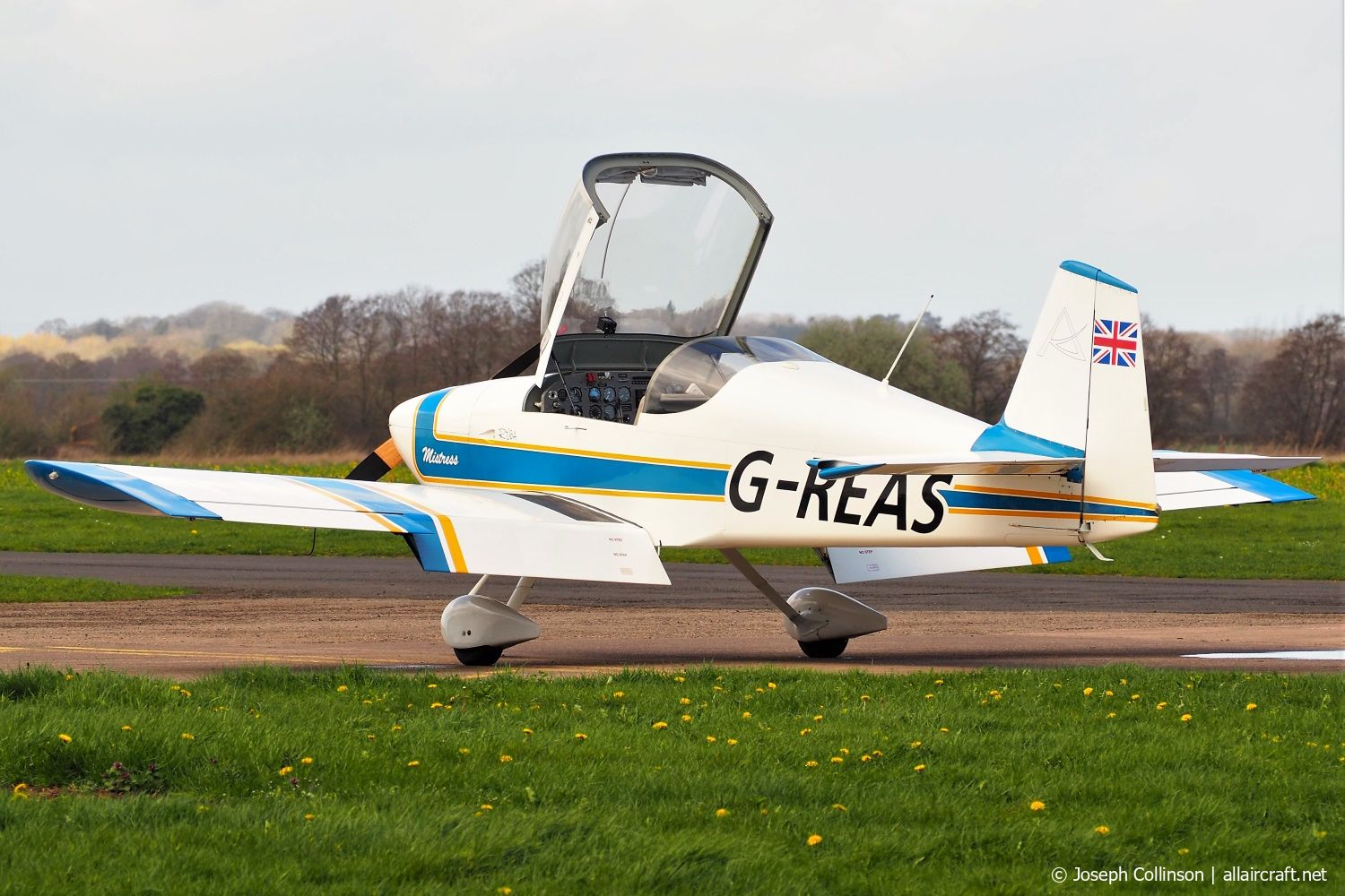 G-REAS · Vans RV-6A · (EGCV)