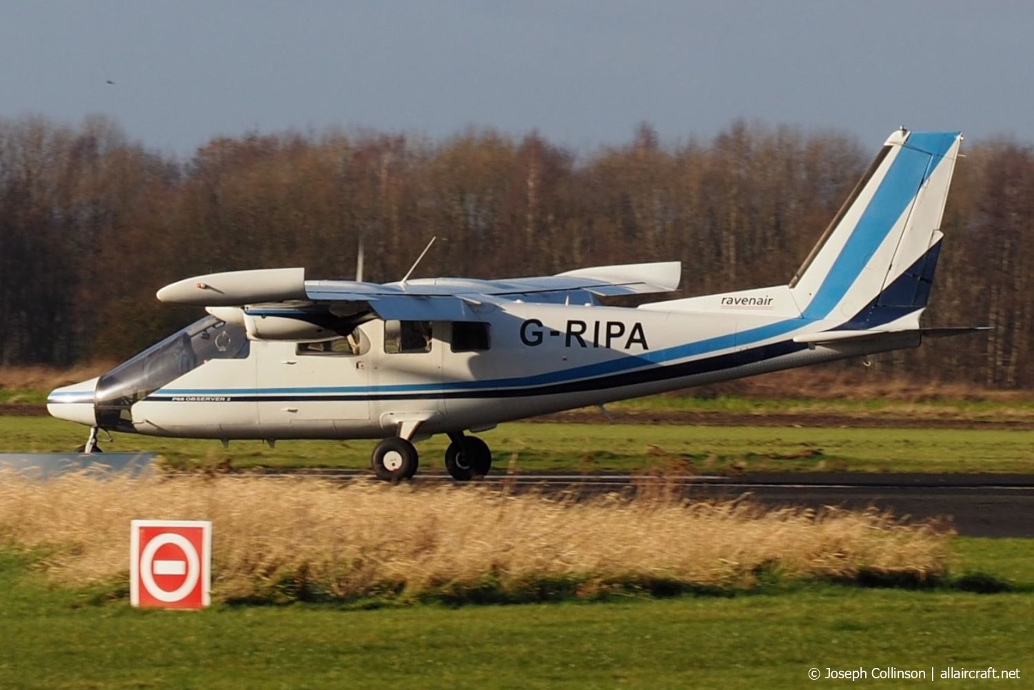 G-RIPA · Partenavia P.68 Observer 2 · (EGCV)