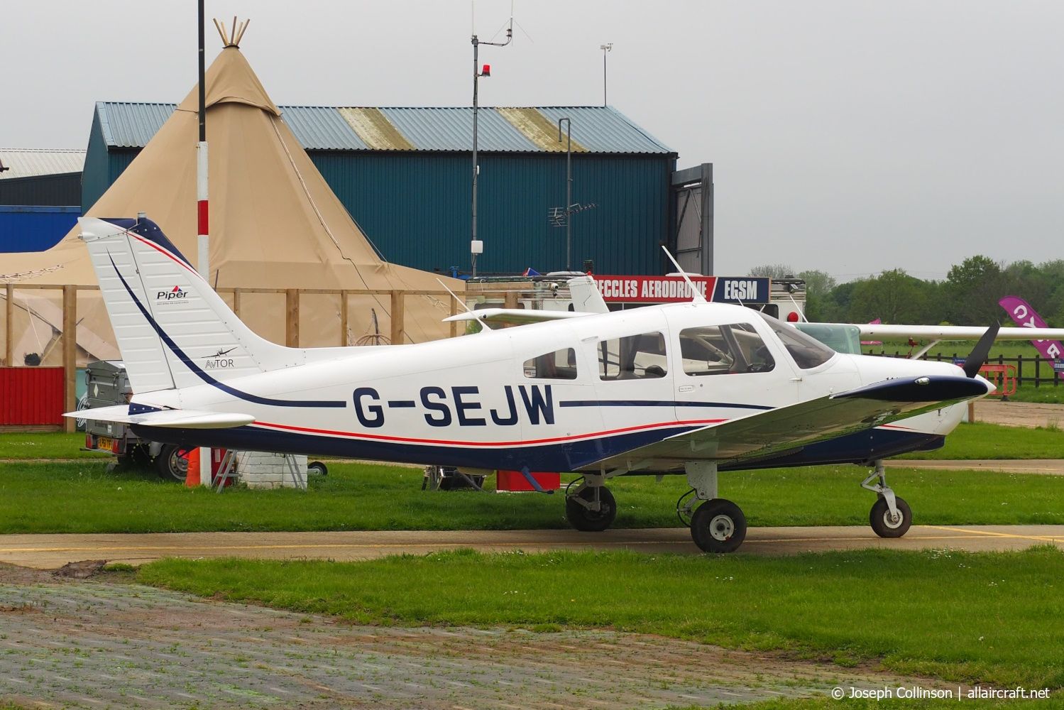 G-SEJW · Piper PA-28-161 Cherokee Warrior II · (EGSM)