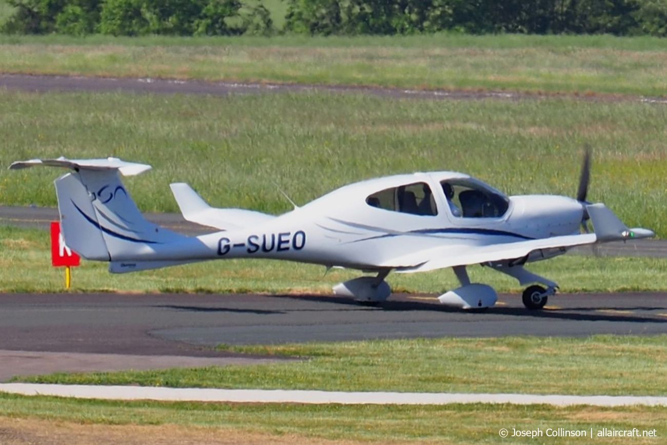 G-SUEO · Diamond DA-40NG Diamond Star · (GLO / EGBJ)