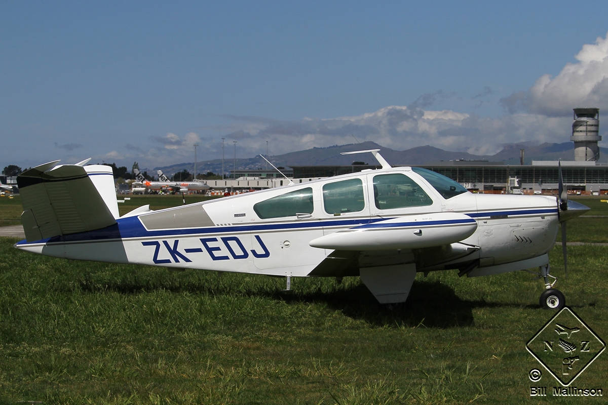ZK-EDJ · Beechcraft V35B Bonanza · (CHC / NZCH)
