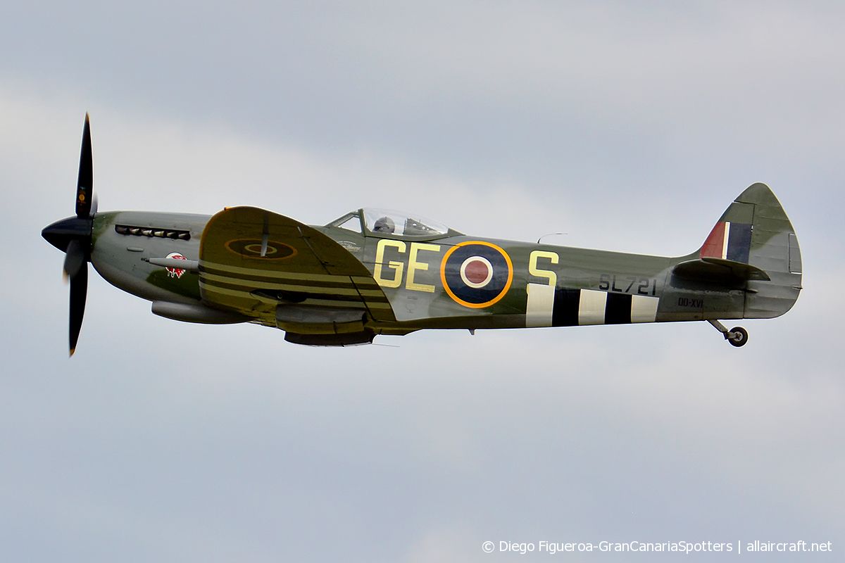 OO-XVI (CBAF.IX.4756) Supermarine Spitfire Mk.XVI