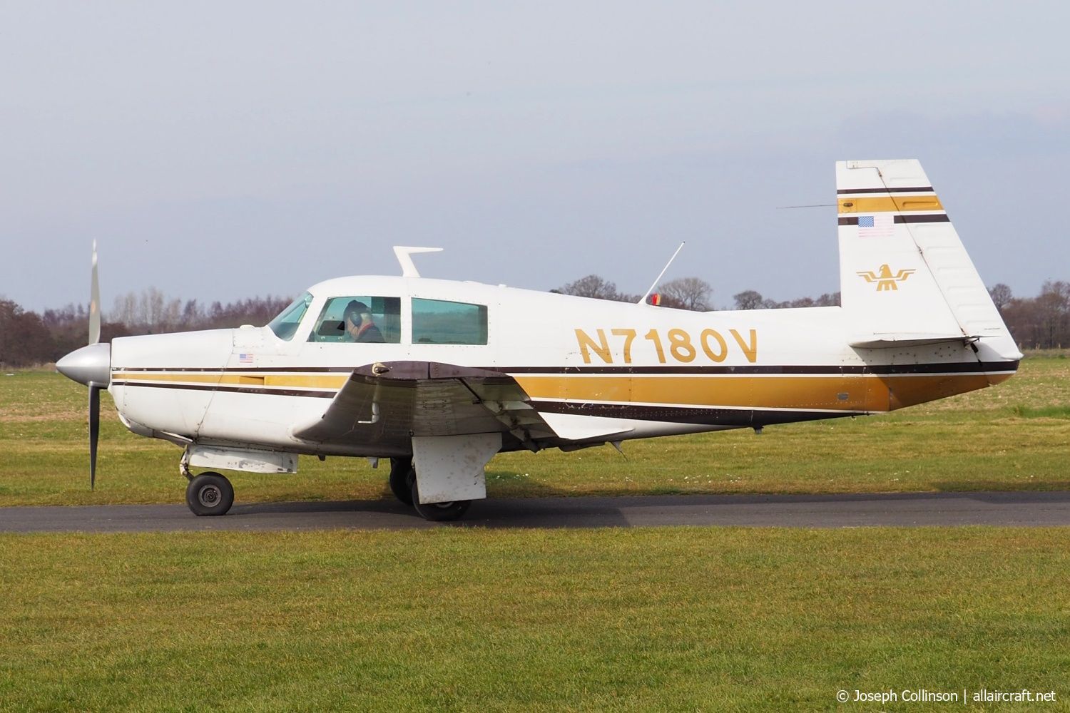 N7180V · Mooney M-20E · (EGCV)