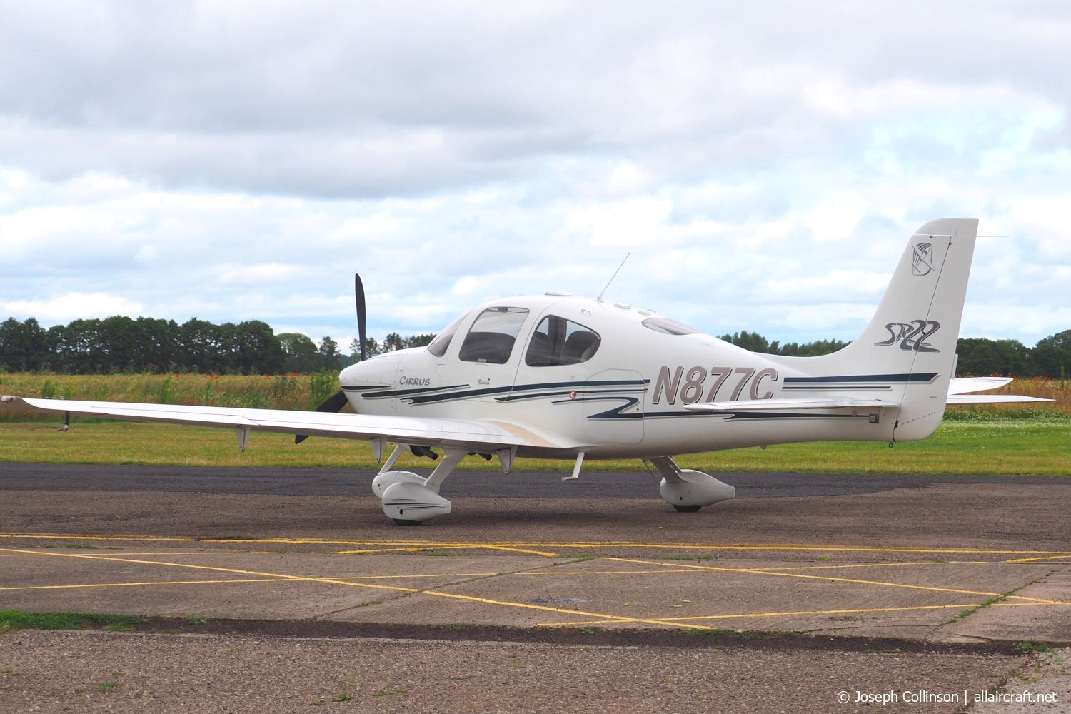 N877C · Cirrus SR22 · (EGCV)
