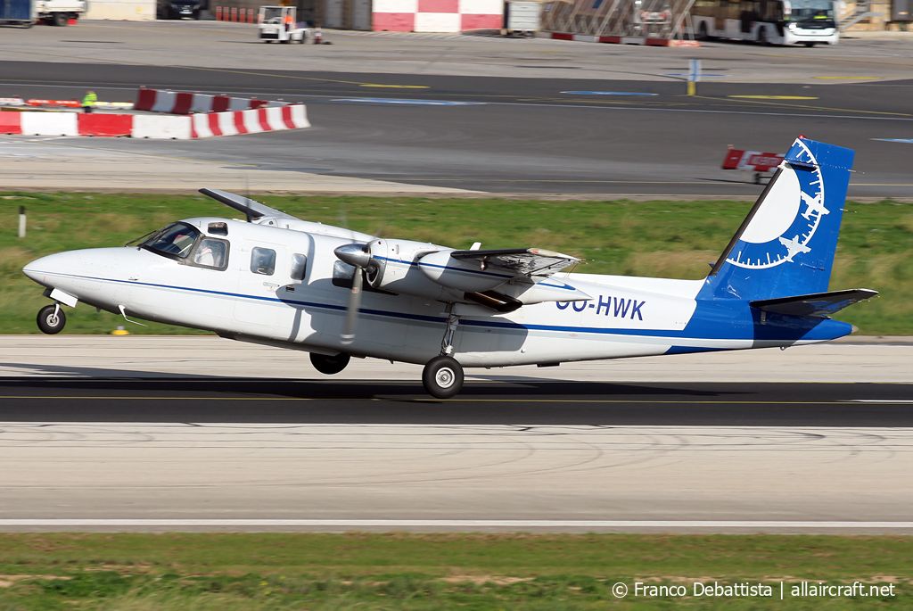 OO-HWK · Rockwell 690A Turbo Commander · (MLA / LMML)